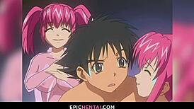 In wild hentai, characters explore fetish fantasies in lingerie