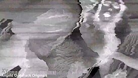 mina takes 4 on 1 hardcore with gapes