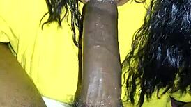 She attempted a deep swallow in amateur video