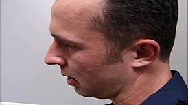 Wow! This Employee Wields the Biggest Cock in the State!