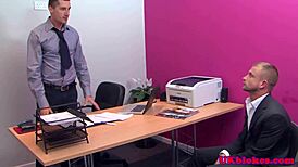Muscular British Gay Office Action