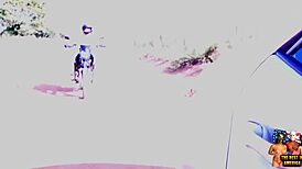 Duas gostosas nuas andando de moto nuas!