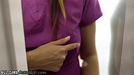 All Girl Massage - Jealous Bella Rolland Joins Her Colleague Kenna James For A Threesome With Her Ex