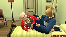 Master Roshi Fixes Sakura's Ass