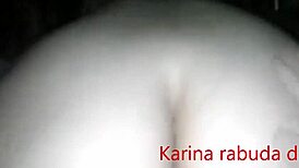 Watch Karina Rabuda, that naughty Brazilian from BH, riding hard!