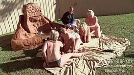 i lickin' dem horny babes outdoor wit toys