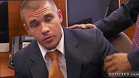 Emo Muscle Boy Engages in Intense Gay HR Meeting