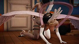 Angewomon wants to make her chosen teen 18+ happy full video 9m