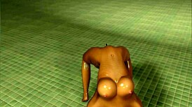 Tk17 uses anal toys for cum on soles and feet, Edwina fucking intensely.