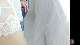 Innocent Asian Babe Seduces with Nipple-Skimming Naughty Outfit