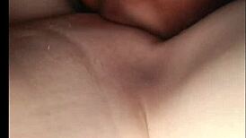 Ebony Slut Squirts On Tongue