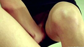 Brunette Kisses Lesbian Friend's Pussy with Toys