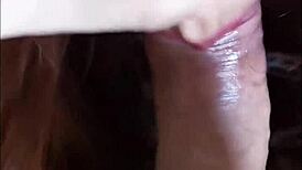 Horny Thai couple sucks cock after trip, cums in mouth, licks head