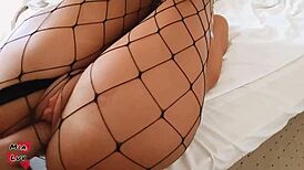 Check out this latina's perfect ass getting fucked rough in stockings