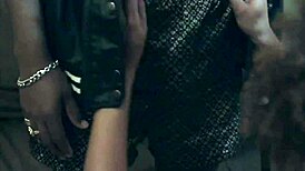 giovana bombom tied and dominated by nego catra giving blowjob 😈