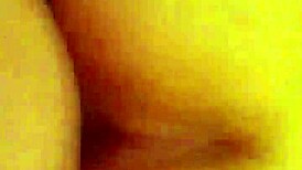 wife trims hair during pregnancy