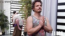 Jane Wilde and Isiah Maxwell heat up yoga with taboo fun