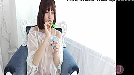 Innocent Asian Babe Seduces with Nipple-Skimming Naughty Outfit