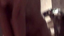 wow, cute babe teases in shower!