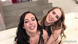 Cadence Lux masturbates Whitney Wright on FuckedTube.