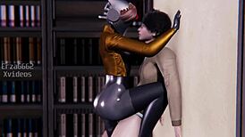 Twin Domination in Atomic Heart 3D Hentai Animation