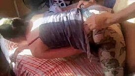 French amateur doggystyle ass to mouth!