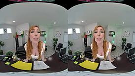 vrhush redhead lauren phillips craving anal creampie in hardcore positions