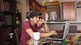 small teen 18+ gets facial