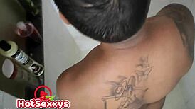 beautiful brazilian brunette couple enjoys sexy moments