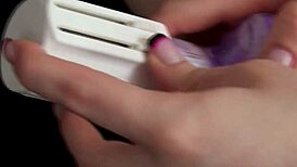 This Brunette Girl Cums With One Vibrator!