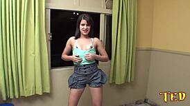 Bianca Mattos Masturbates Her Sexy Latina Ass and Tits!