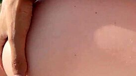 Passionate Sex On A Public Beach