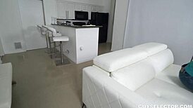 Hey, bearded stud, sit on my big cock bareback now!