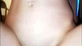 Tinder date rides cock to squirting orgasm!