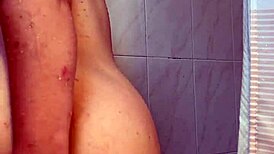 asian model cindy wong teases with shower masturbation and anal toy