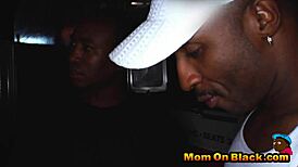 Small pussy gets stretched by massive black cocks