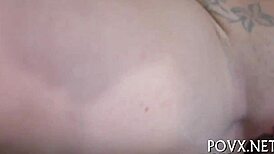 Teen 18+ gives oral service outdoors, reaches orgasm pov