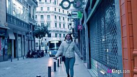 Rosie debuts in porn as old guy watches her bubble butt doggystyle