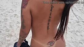 My First Nudist Beach Day with Amanda Souza in Rio