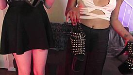 Who is taller, Lux Lives or Daisy Ducati in heels?