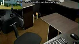 Caught relaxing at work