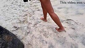 My First Nudist Beach Day with Amanda Souza in Rio