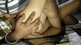 Girlfriend with big boobs squirts during fucking.