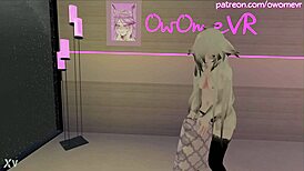 Horny Teen Cosplays Cat Girl Humping Pillow to Orgasm