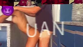 bein fucked by 2 in my home kitchen... damn