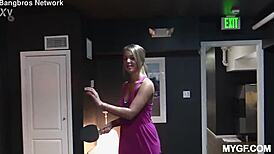 Blonde Flashes Vagina During Ping Pong