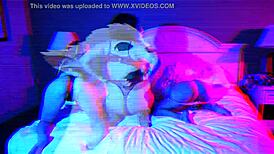 Intense Hotel Room Lesbian Party With Naked BBW Pussy Fun