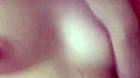 Smooth pussy dildo close-up