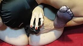 wife makes husband suck toy humiliation and femdom karina and lucas