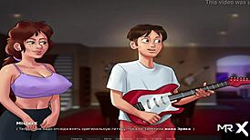 My friend dives into mature pussy in Summertime Saga episode 32 😏